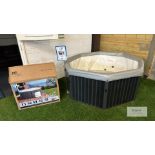 M Spa Tuscany Frame Series P- TU069 6 Bather Inflatable Spa Display Model Never Been Used with Box