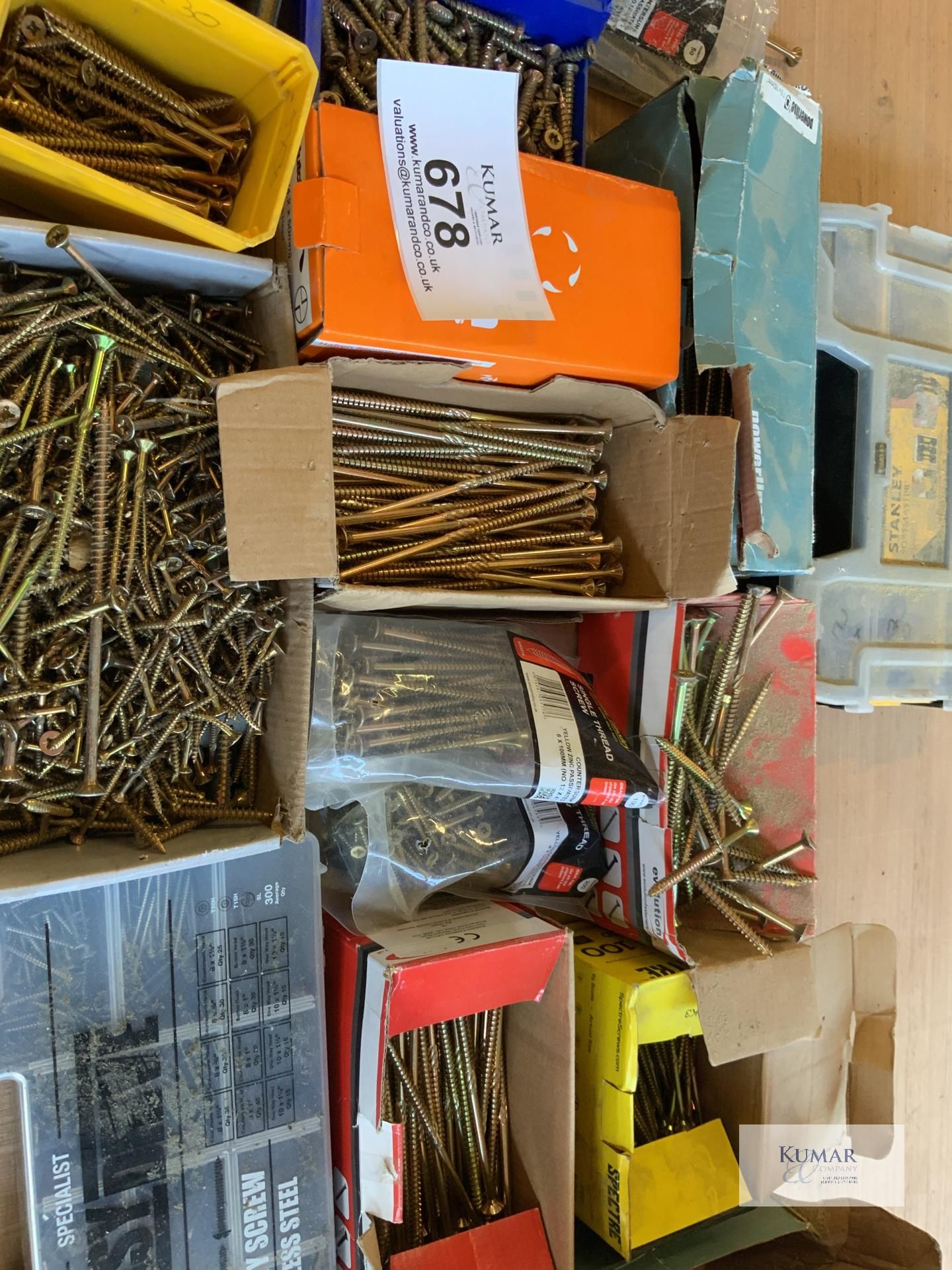 Assorted Boxes of Screws - as shown in pictures - Image 3 of 4