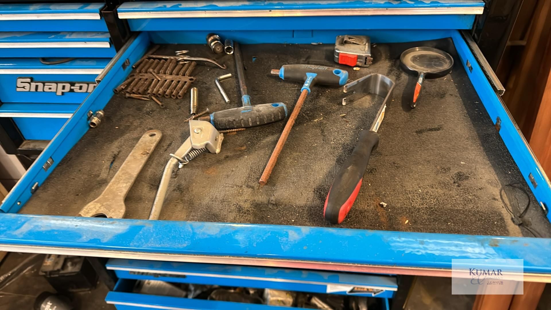 Double Height Snap On Tool Box with Tools As Shown - Image 15 of 19