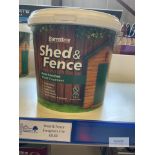 2: 5L Barrettine Evergreen Shed & Fence Treatment (RRP £9.63 each)