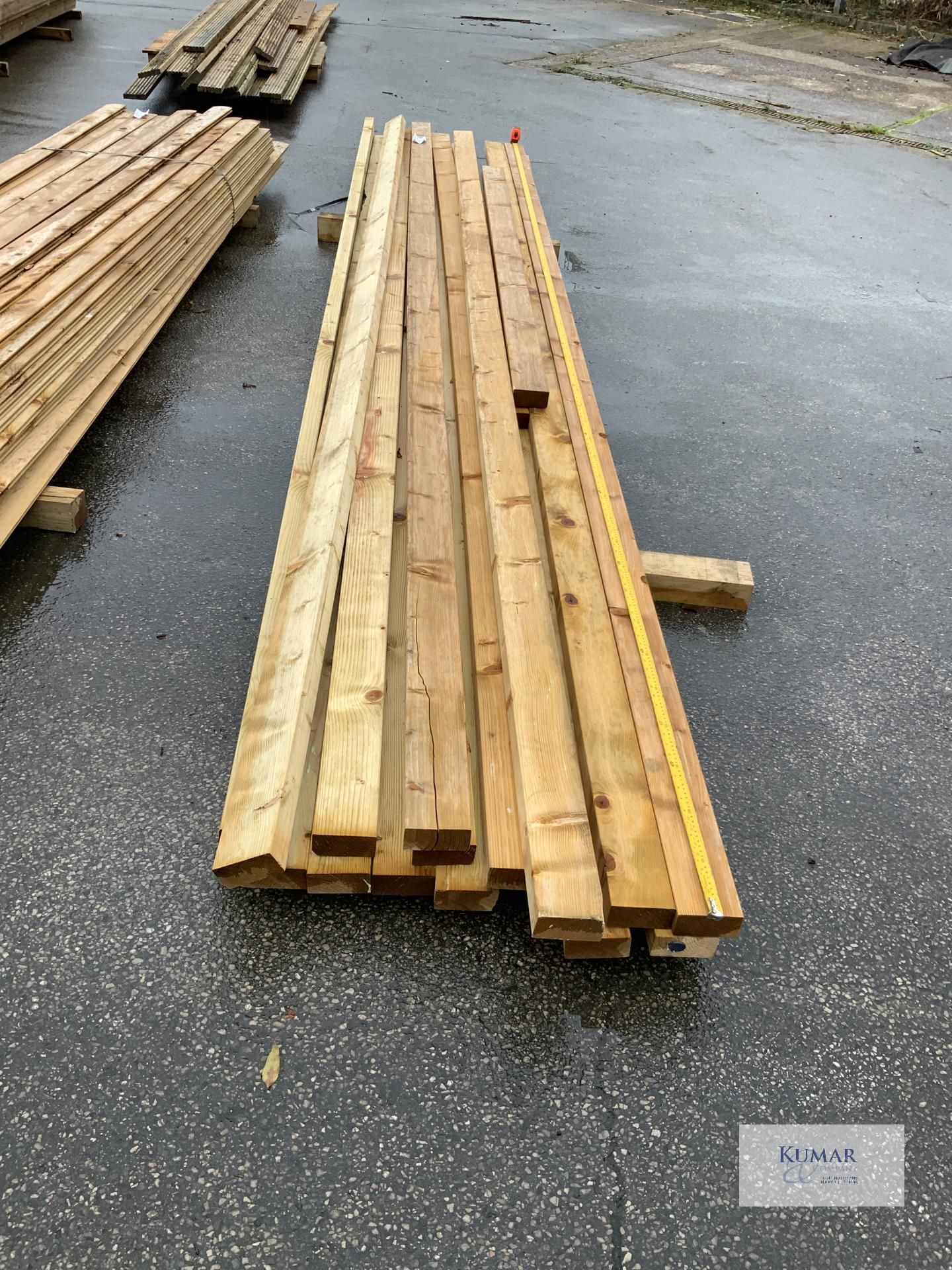 Approx 15 Lengths Of 4.8m x 95mm x 45mm Timber - Image 4 of 5
