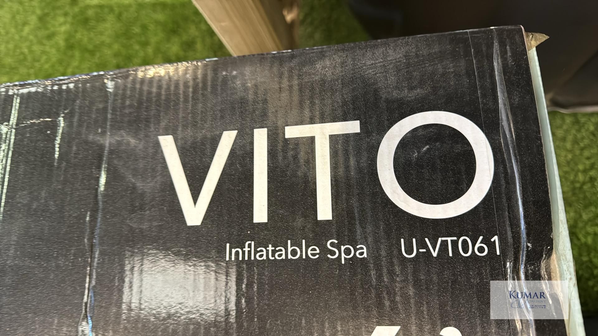 M Spa Vito Urban Series U- VT061 6 Bather Inflatable Spa Display Model Never Been Used with Box - Image 4 of 14