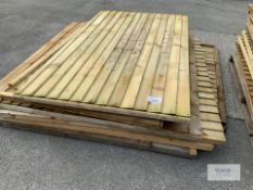 7: Mixed sizes Fencing Panels