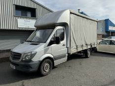 2015 - LWB Curtain Side Mercedes Sprinter 313 CDI Van