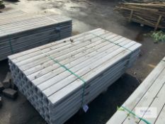 40: 2.1m x 100mm x 100mm Slotted Fence Post