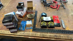 Mixed Lot Tools & Screws As Pictured