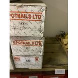 3: Unopened Boxes Conical Wire Coil Nails -27mm