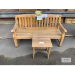 Emily 3 Seater Bench with Table RRP £299.99