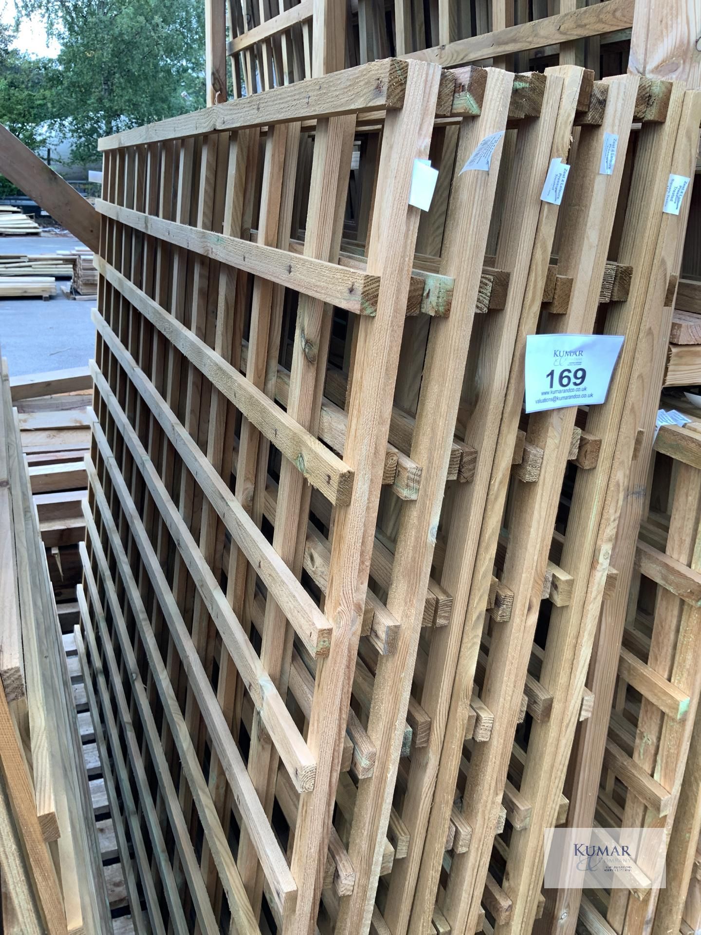 10: 110mm 6Ft x 5ft Square Trellis RRP £33.99