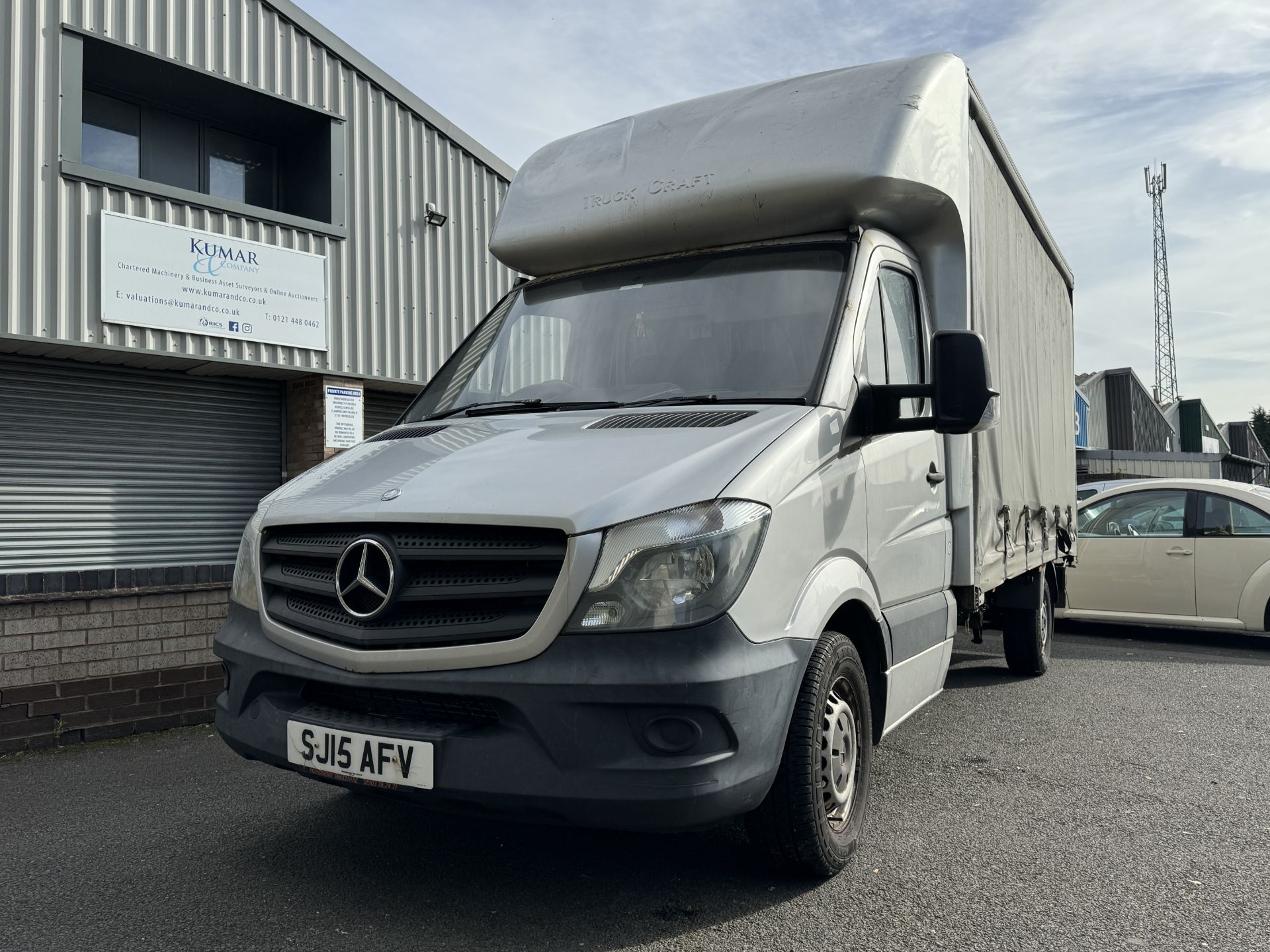 2015 - LWB Curtain Side Mercedes Sprinter 313 CDI Van - Image 11 of 52