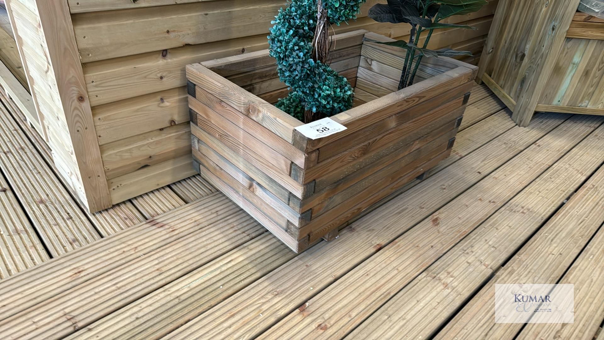 Gresell Single Planter, Sizes (W x D x H) 0.8m x 0.5m x 0.42m - Image 4 of 7