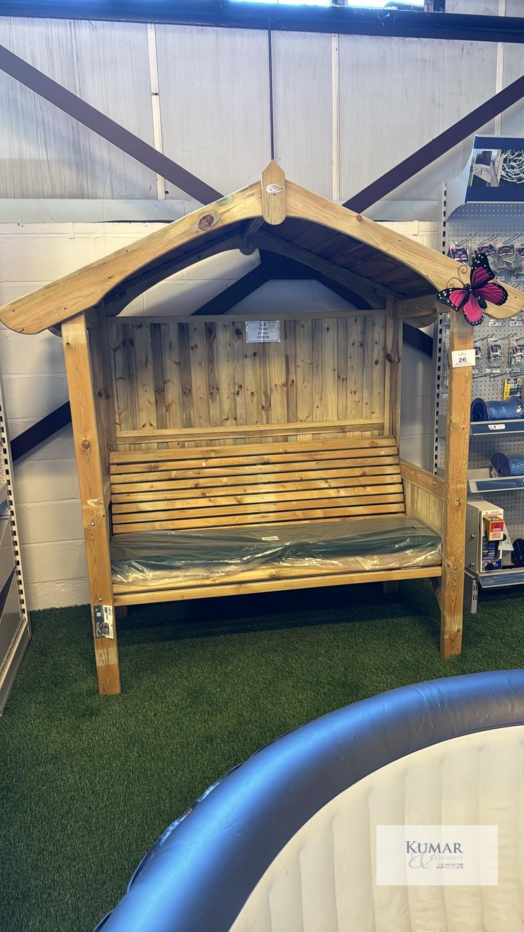Tenby Arbour with Seating, Sizes (W x D x H) 2.07m x 0.85m x 2.07m RRP £449.99 - Successful Bidder - Image 2 of 8