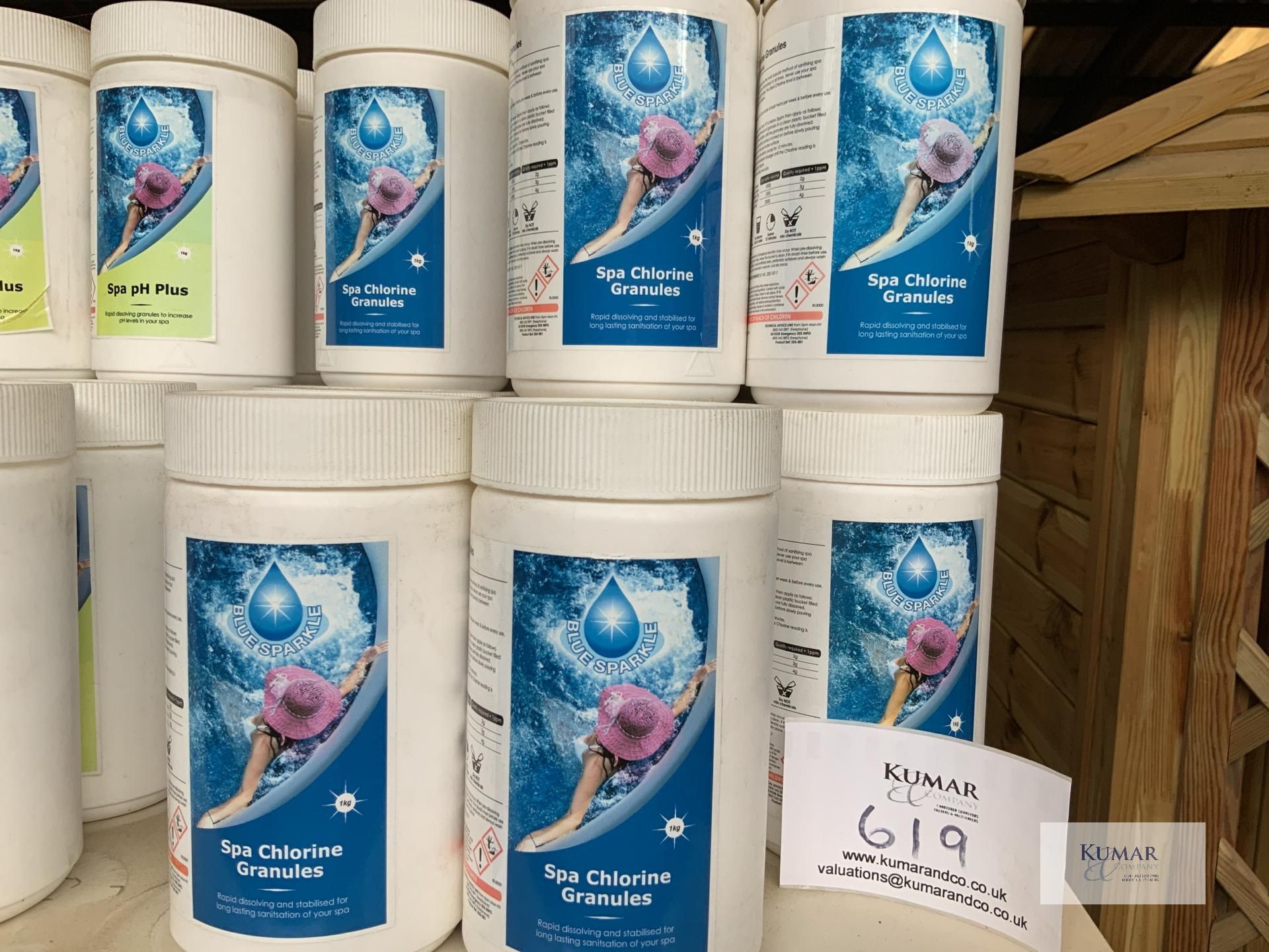 19: Spa TCCA Blue Sparkle Spa Chlorine Granuals 1kg (RRP £13.99 each)