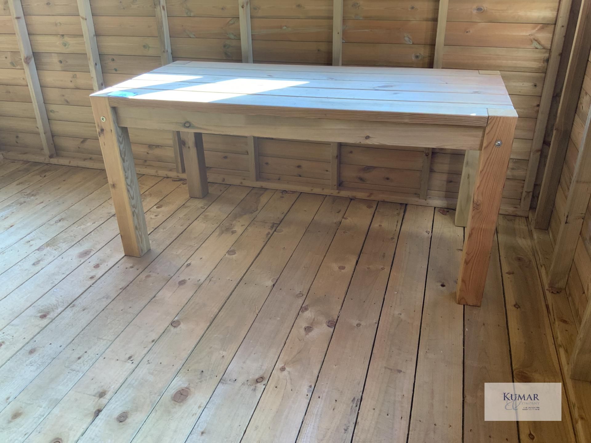 Large Table Sizes, 160cm x 76cm x 76cm - Image 4 of 5