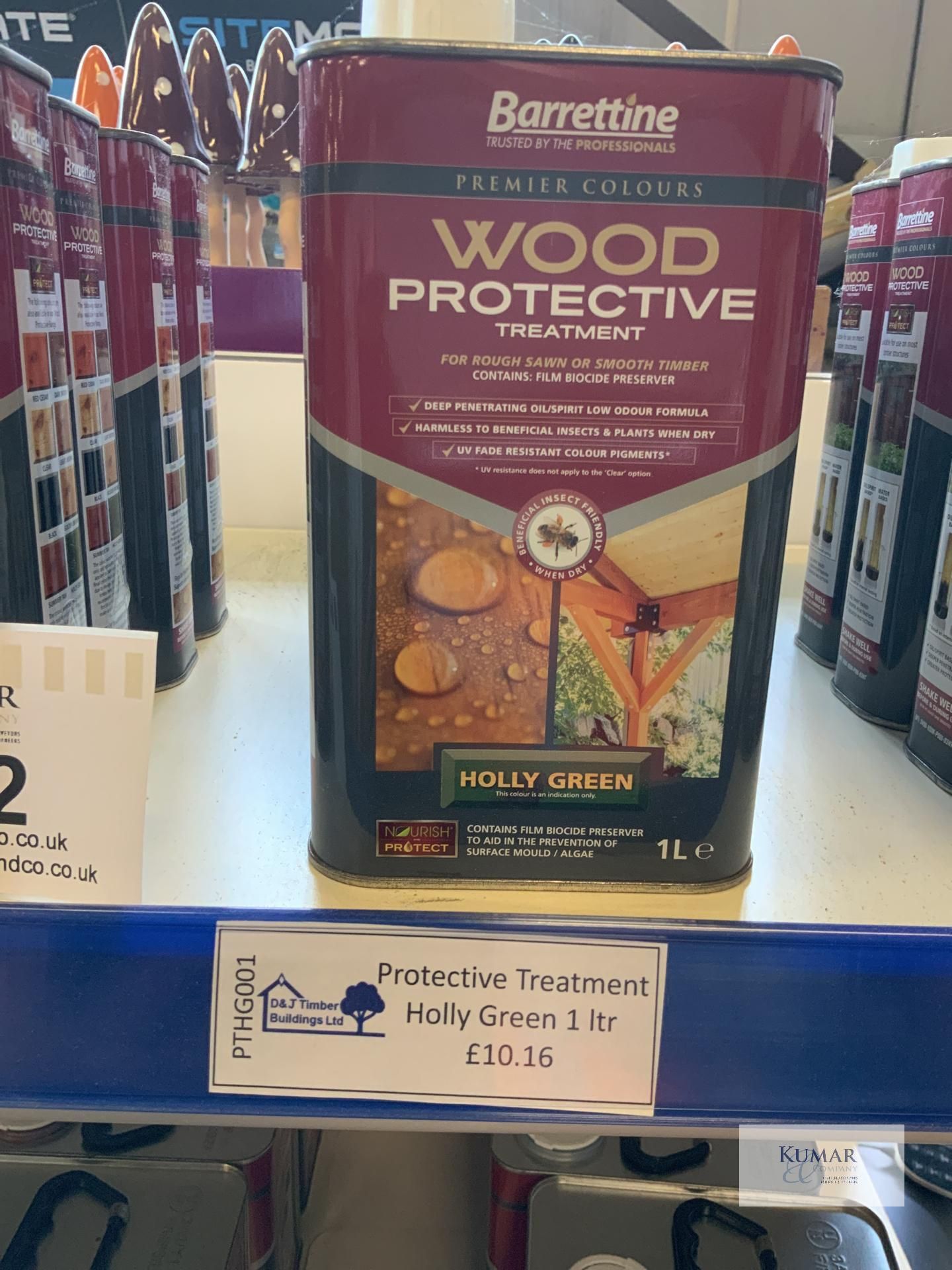 6: 1L Barrettine Holly Green Protective Treatment (RRP £10.16 each)