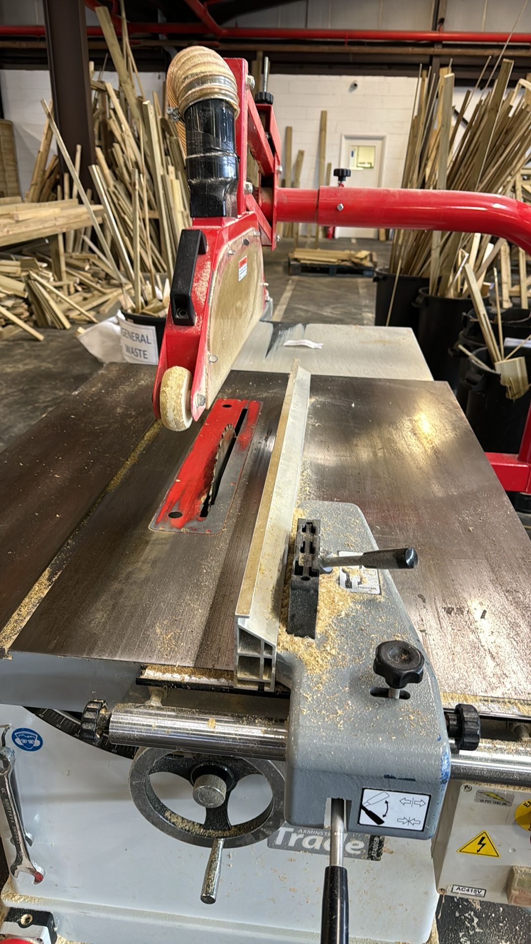 Axminster Trade Model AT400SB Table Saw, Serial No. 19120077, (12/2019) - Image 10 of 18