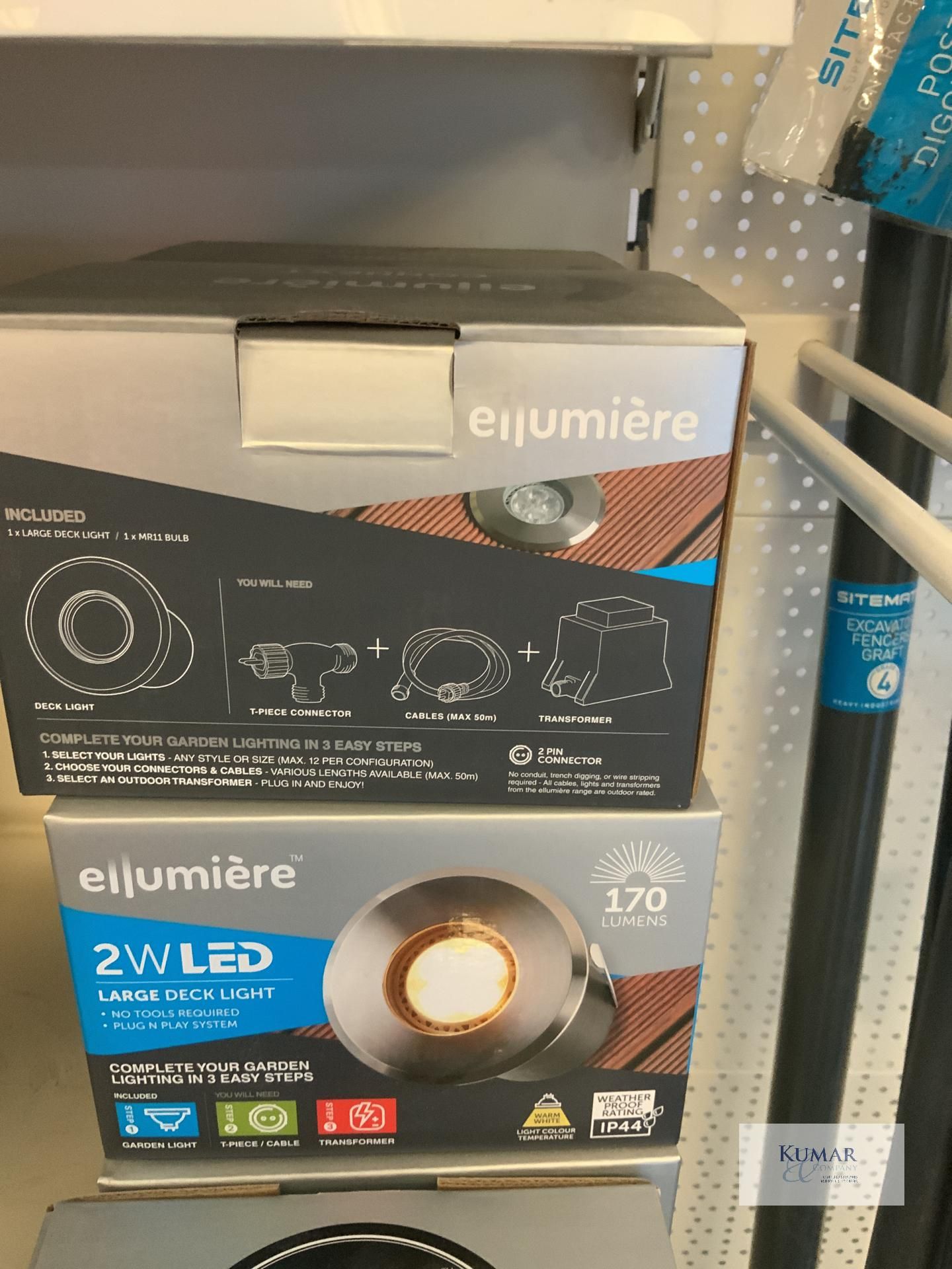 7: Ellumiere 2watt Large Deck Lights (RRP £26 each) - Image 5 of 7