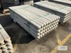40: 2.1m x 100mm x 100mm Slotted Fence Post