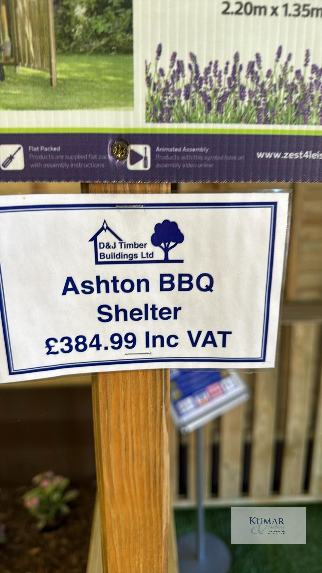 Ashton BBQ, Sizes (W x D x H) 2.2m x 1.35m x 2.14m RRP £384.99 - Successful Bidder is responsible - Image 4 of 7