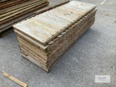 11: 6ft x 2ft feather edge fencing panels
