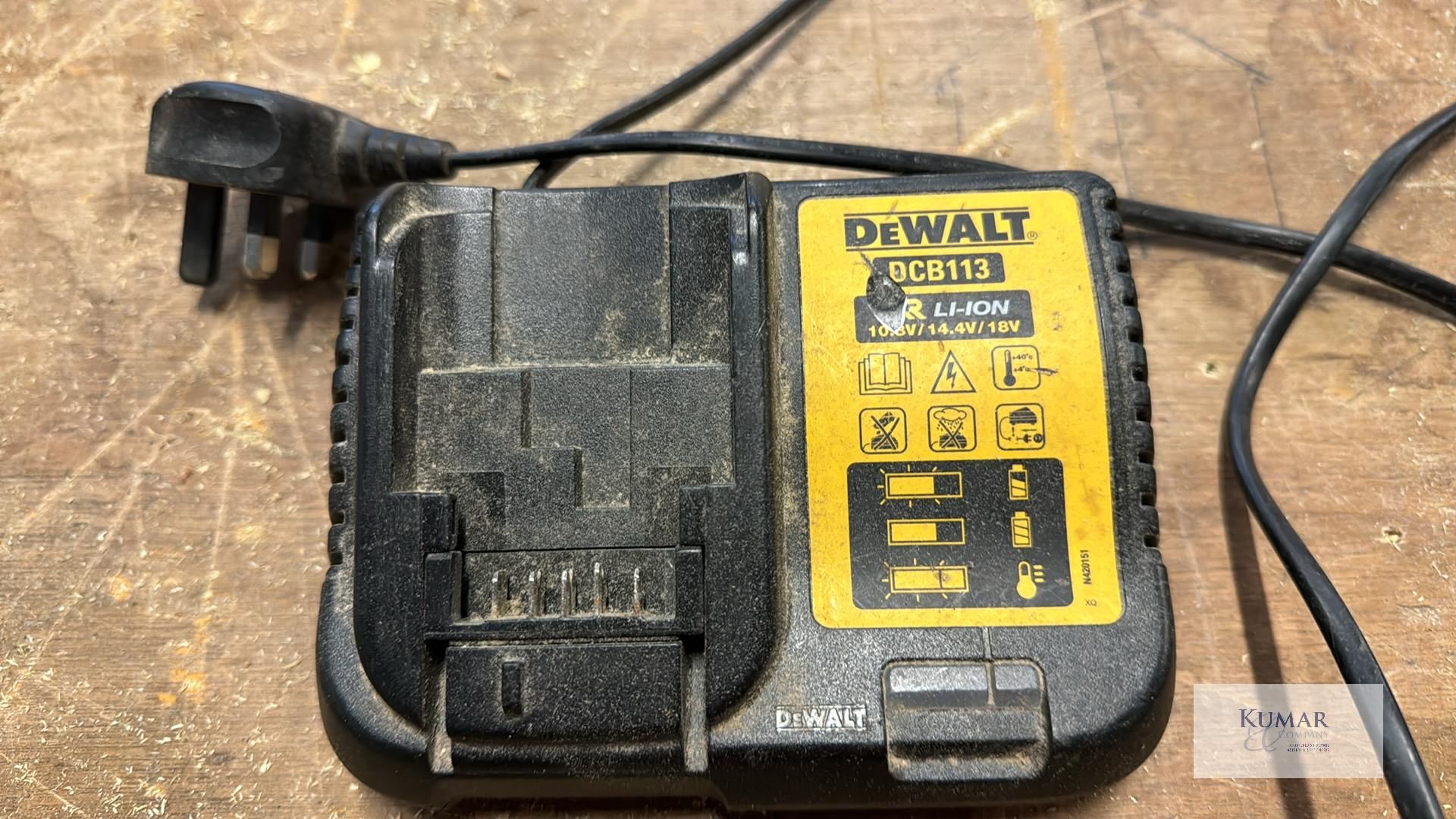Lot of Dewalt Power Tools Comprising - DCG412 Angle Grinder, DCS355 Multi Tool with Dewalt XR 18v - Image 13 of 13