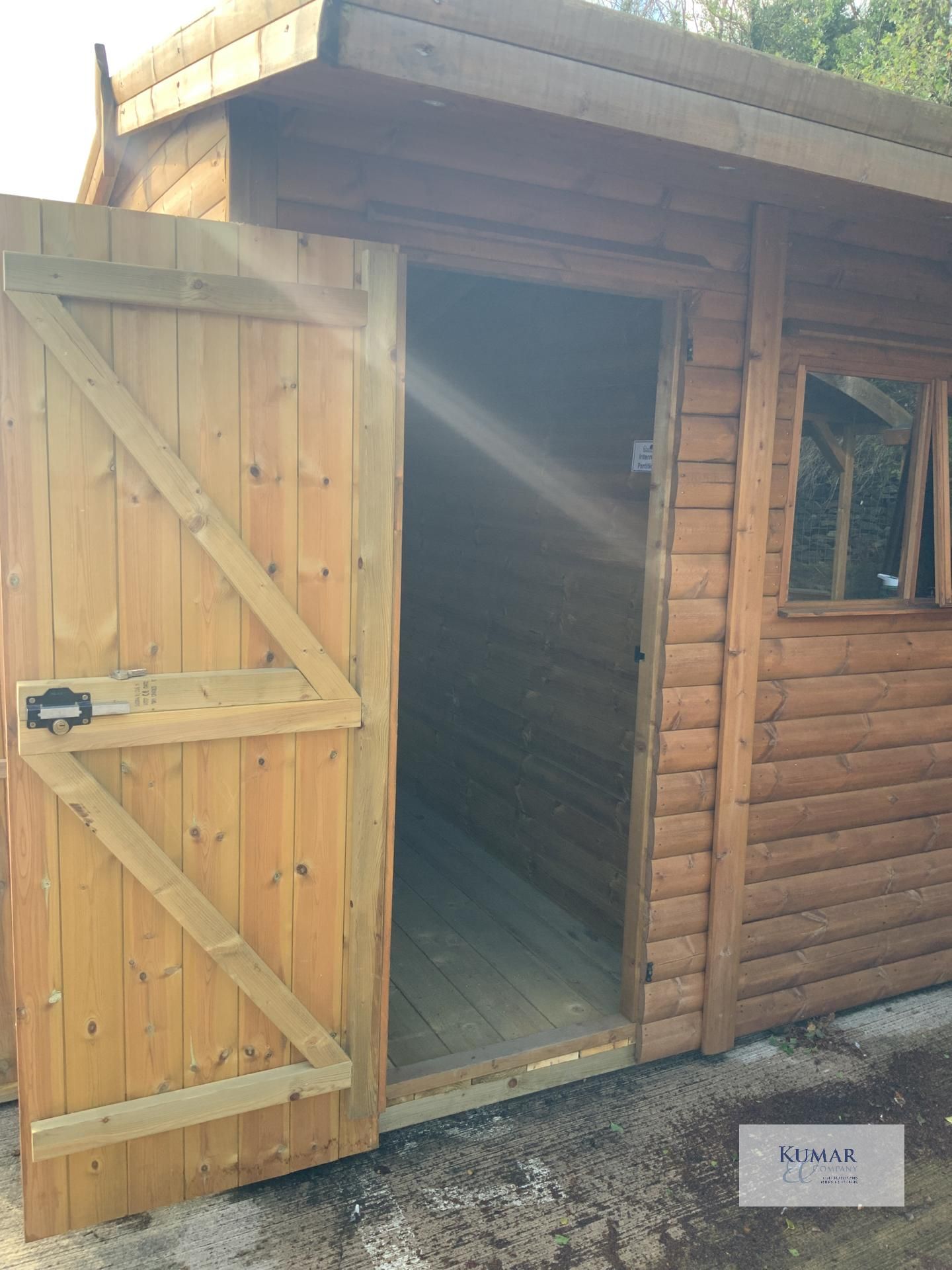 16 x 8 Signature Off-Set Garden Shed/ Workshop with Casement Opening Windows, Signature Double - Image 14 of 20