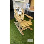 Lily Relax Rocking Chair, Sizes (W x D x H) 0.72m x 1.14m x 0.99m RRP £199.99