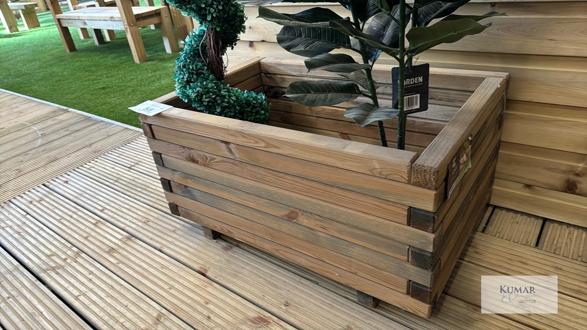 Gresell Single Planter, Sizes (W x D x H) 0.8m x 0.5m x 0.42m - Image 3 of 7