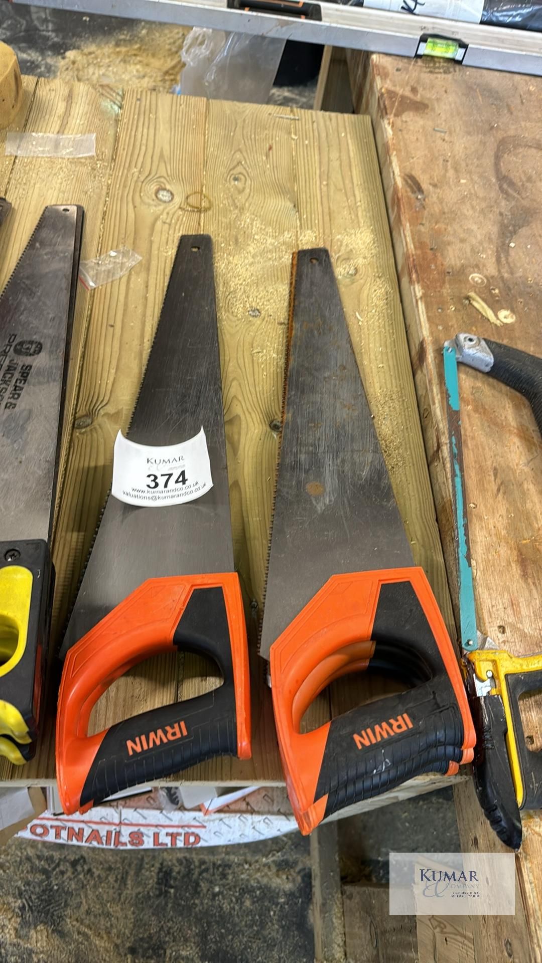 Large Quantity of Various Saws as Follows; Dewalt Hacksaw, 5: Irwin Universal Saws, 7: Spear & - Image 3 of 7