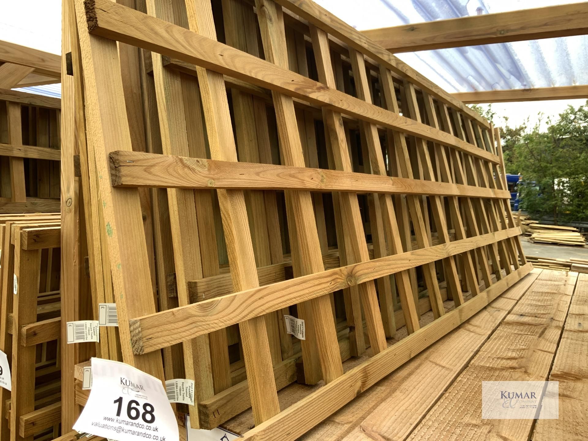 8: 110mm 6Ft x 2ft Square Trellis RRP £14.99 - Image 2 of 4
