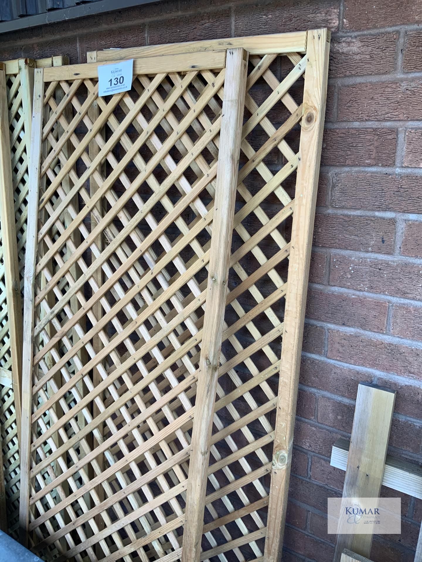 2: Hillside Diamond Trellis 1.83m x 0.6m RRP £33.49 Each - Image 3 of 4