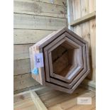 Marford Hexagonal Set of 3 Planters