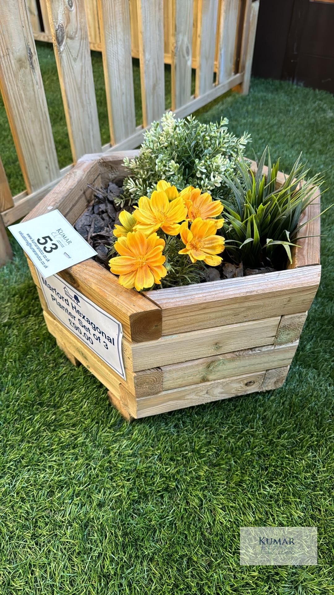 Marford Hexagonal Single Planter - Image 2 of 5