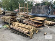 Large Amount Of Timber Of Cuts
