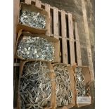 Quantity of 6" Galvanised Gate Handles & Galvanised Turn Buttons