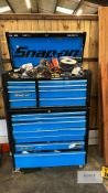 Double Height Snap On Tool Box with Tools As Shown