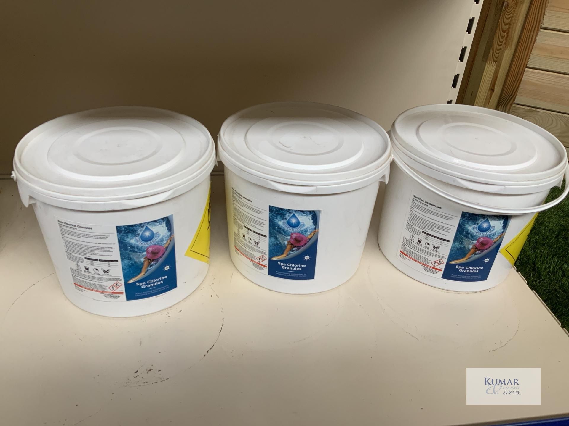 3: 5Ltr Spa TCCA Chlorine Granular (RRP £49.99 each)