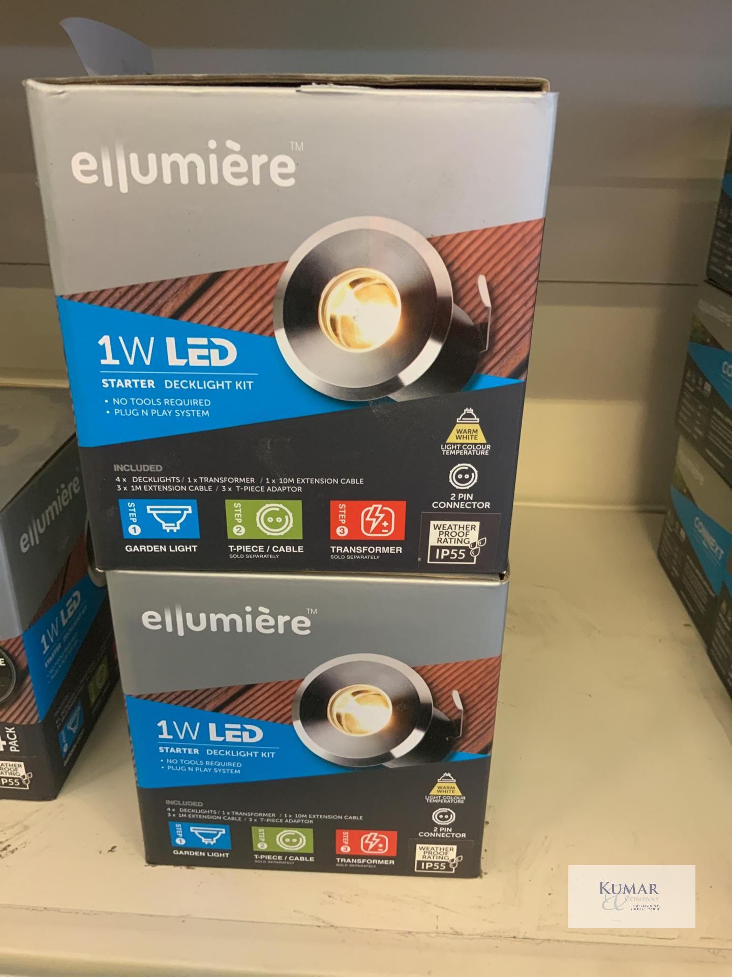 2: Ellumiere Deck Light Starter Kit contains 4 lights in each pack - Image 4 of 4
