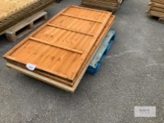 3: 6Ft x 3Ft Wainey Edge Fencing Panels