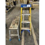 Werner 3 Step A Frame Ladder & Folding Platform