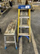 Werner 3 Step A Frame Ladder & Folding Platform