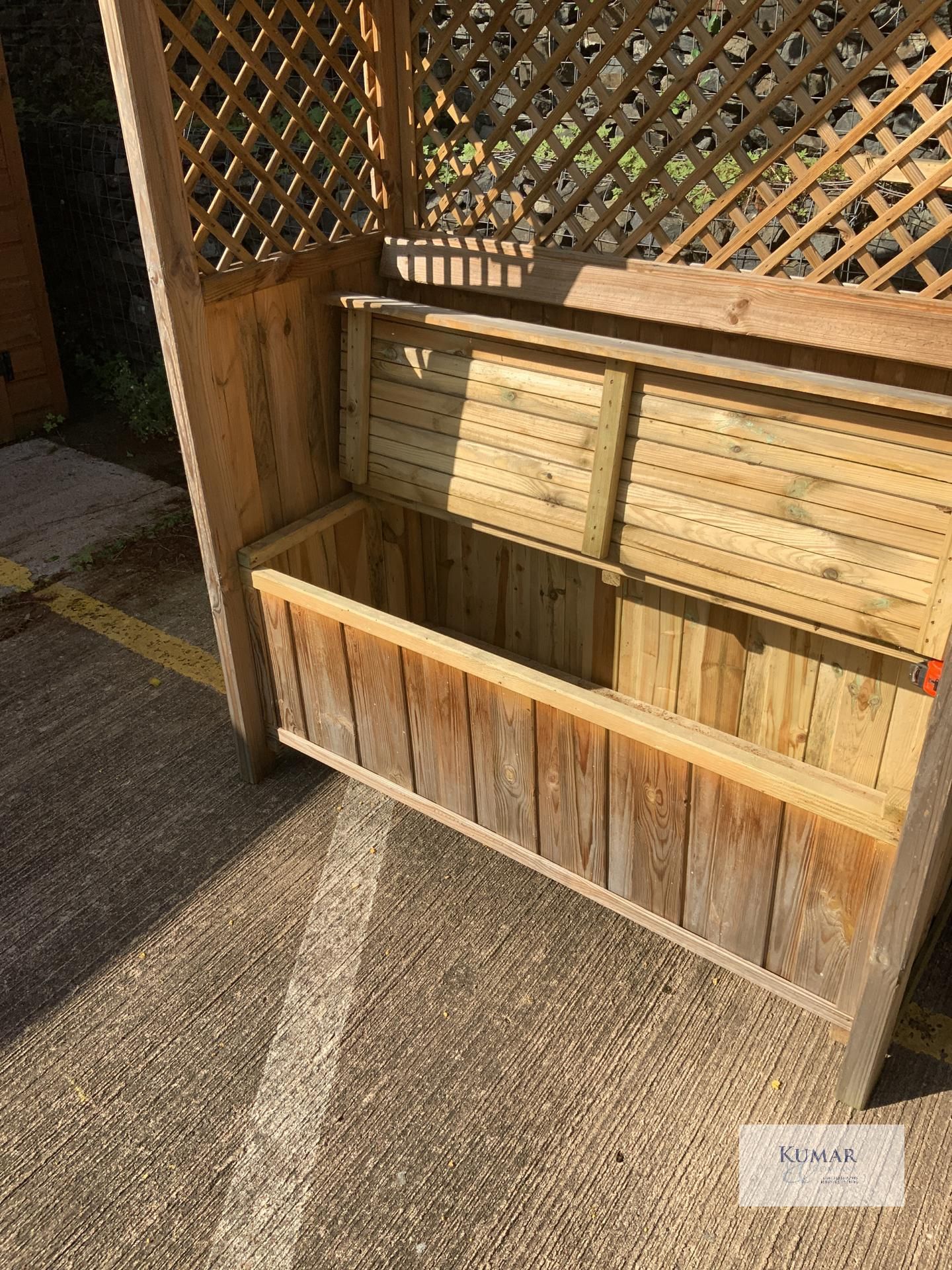 Norfolk Arbour with Seating & Storage Box, RRP £349.99 - Successful Bidder is responsible for - Image 6 of 8