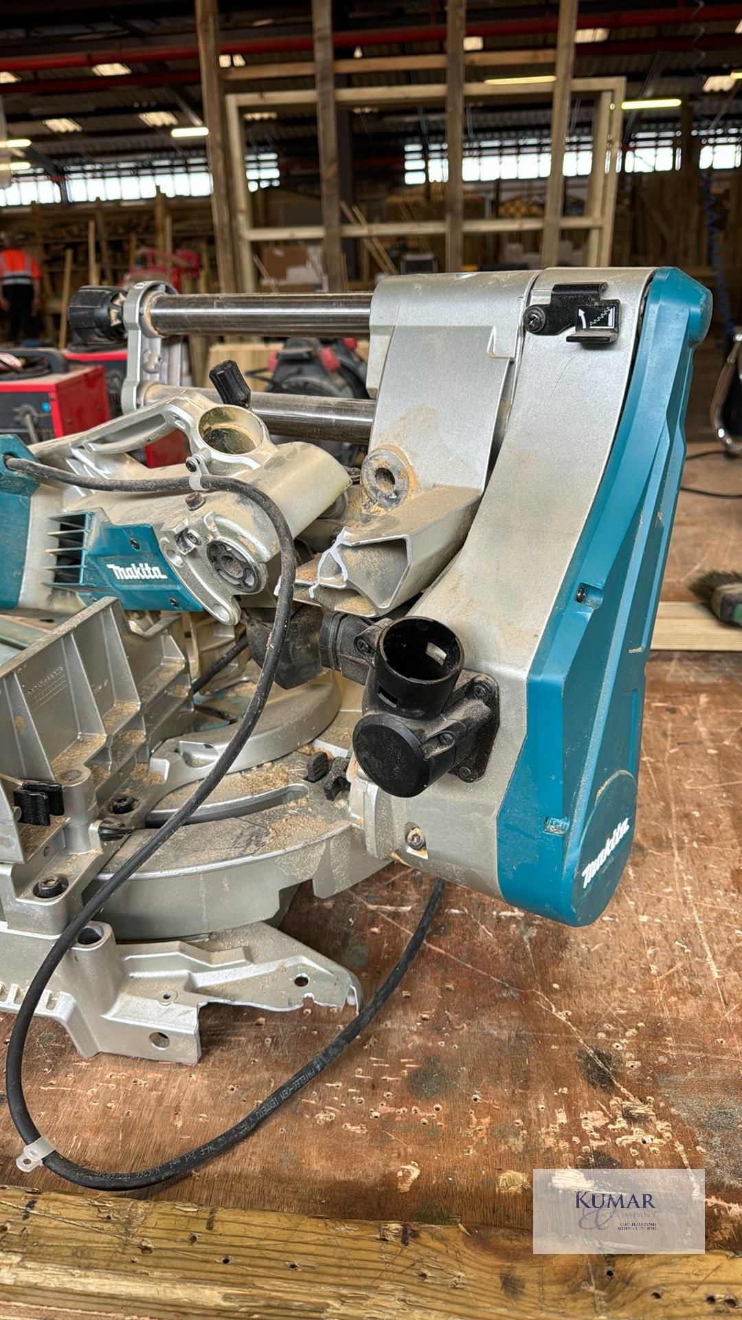 Makita LS1219 305mm Slide Compound Mitre Saw, Serial No.1176G, (06/2018) - Sold for Spares or - Image 5 of 8