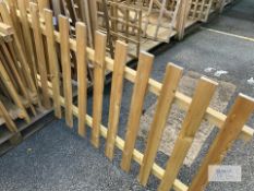 3: 6ft x 3ft Flat Top Picket Fence RRP £27.60