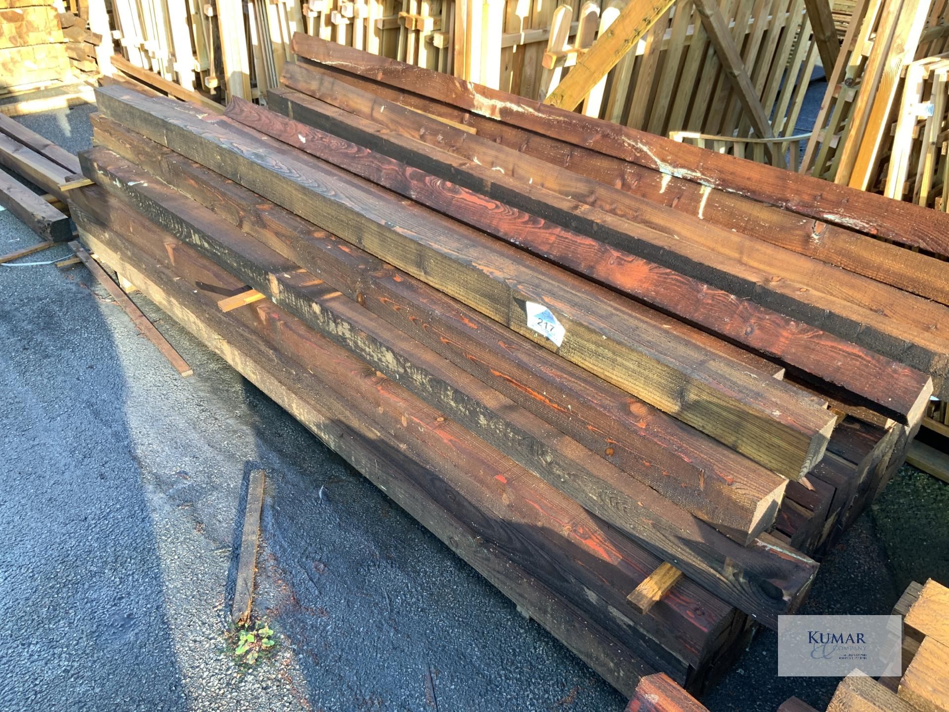 Circa 55: 3M x 75mm x 75mm Rough Sawn Timber - Image 2 of 6