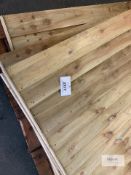 9: 6Ft x 5Ft Feather Edge Fencing Panels