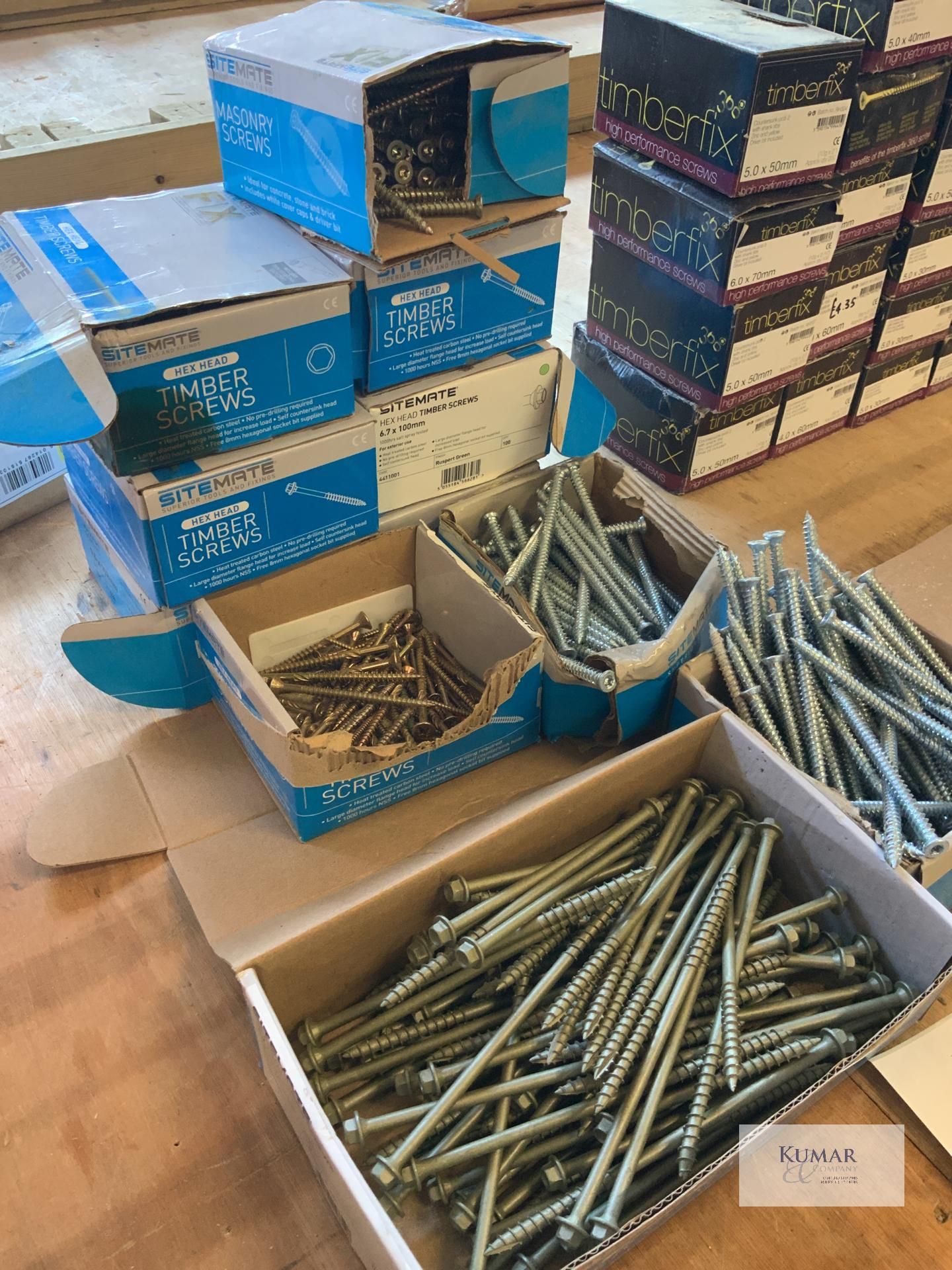 Approx 10 Half Boxes of Sitemate Timber Screws - Image 3 of 4