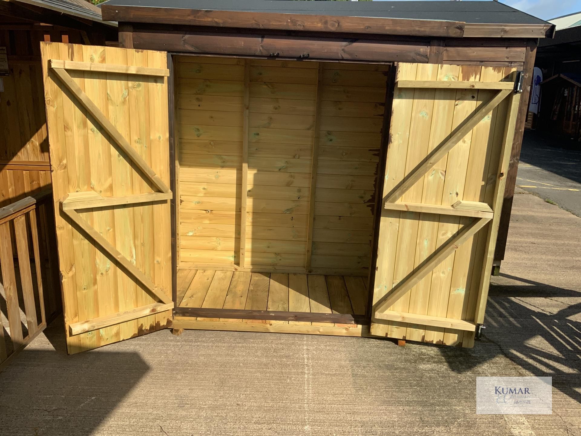 6ft x 3ft Pent shed As Pictured - Image 7 of 8