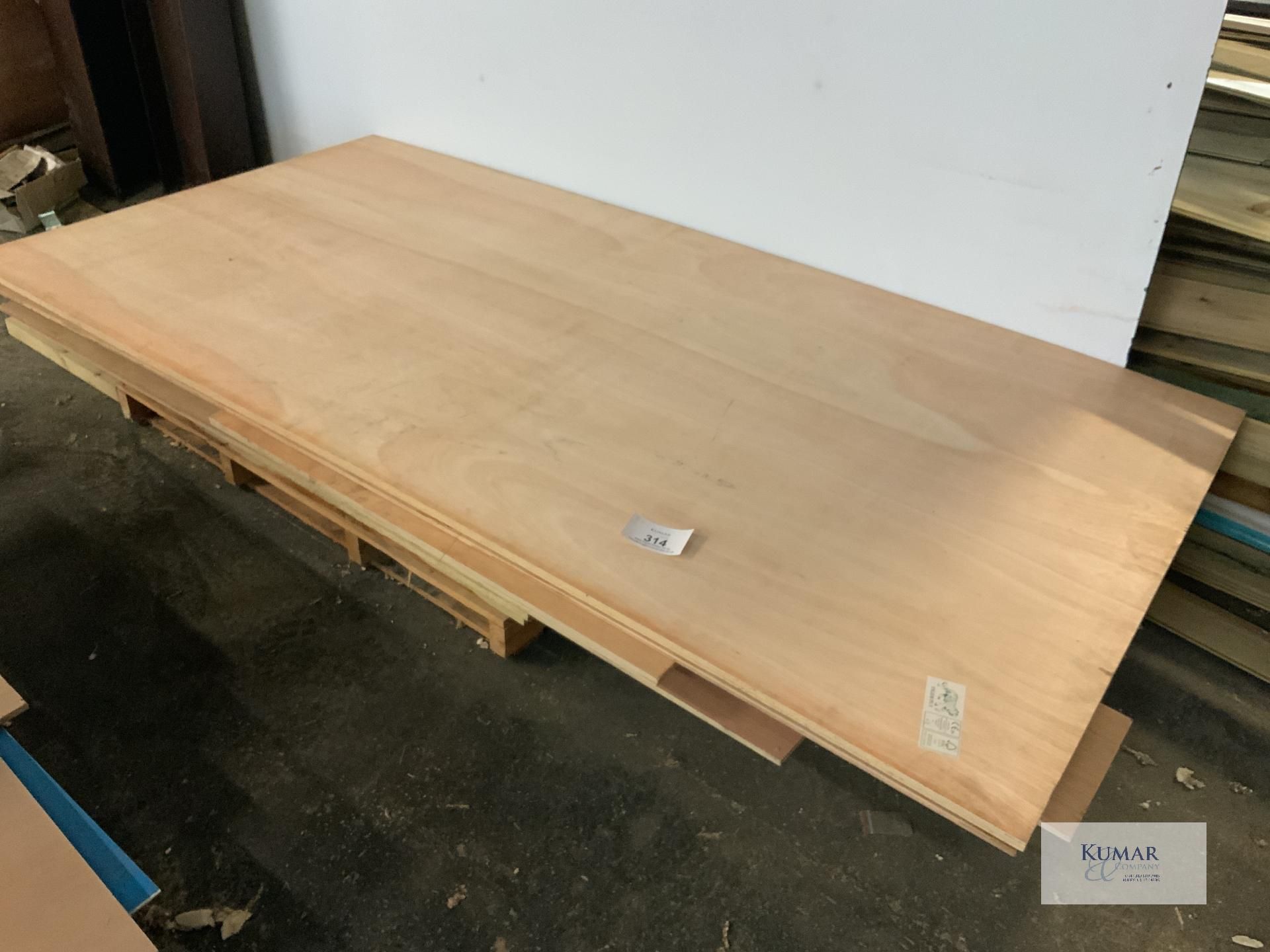 Pallet Containing Off Cut Ply Board