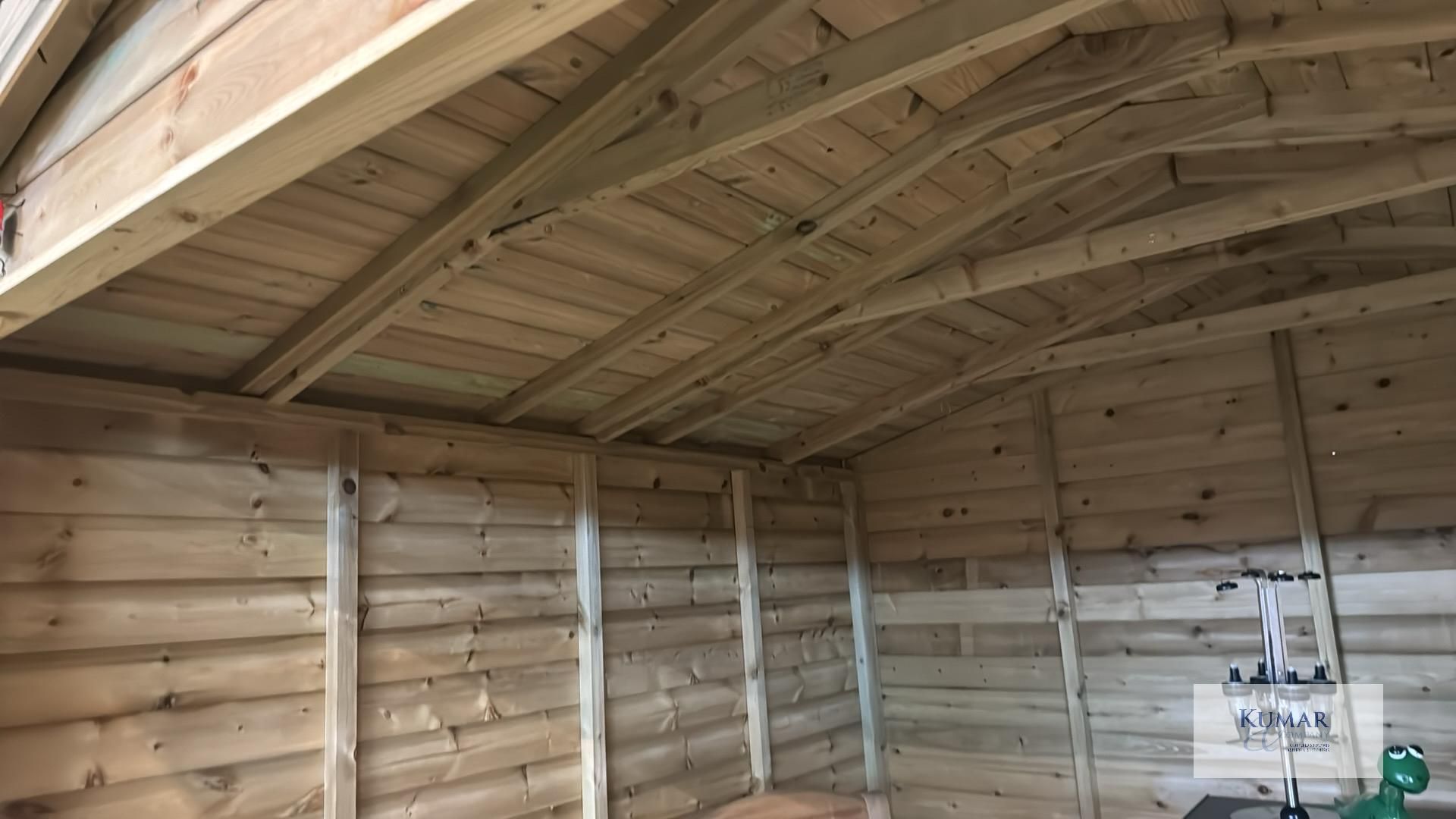10 x 10 Premium Apex Shelter with Premium 13mm Shiplap RRP £1525 Please Note This Lot Does Not - Image 8 of 9